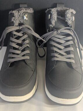 Weatherproof-Men's Log Jam Boots-Dark Gray-Memory Foam Insole-Size 12-NEW